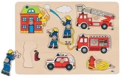 57907G Układanka z uchwytami Straż pożarna