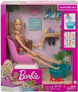 Mattel GHN07 Barbie zestaw Mani-Pedi spa