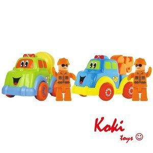 11622 Ciężarówki Autka Budowlane  na Baterie