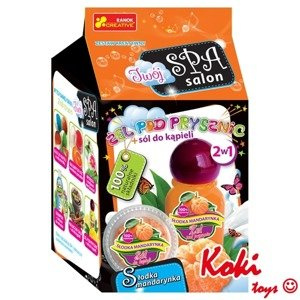 Żel pod Prysznic i Sól do Kąpieli Mandarynka