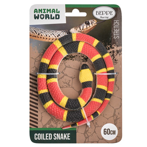 Wąż gumowy koralowy 60 cm