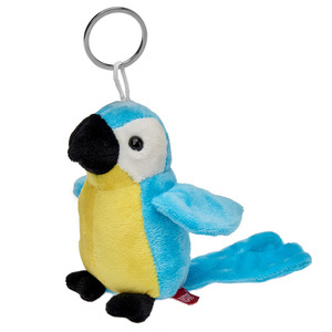 Brelok papuga Ara niebieska 11 cm