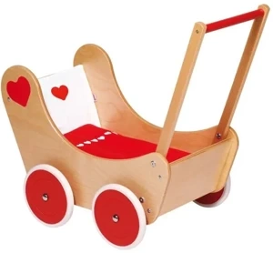 51740 Drewniany wózek dla lalek