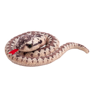 Wąż zwinięty brązowy 50 cm 