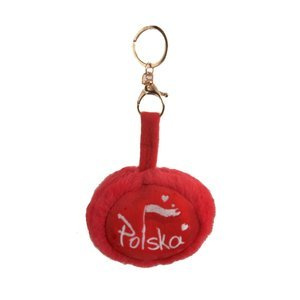 Brelok Pompon Polska 9 cm