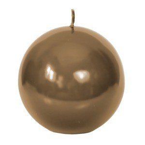11719 świeca kula 10 cm lakier piasek postyni