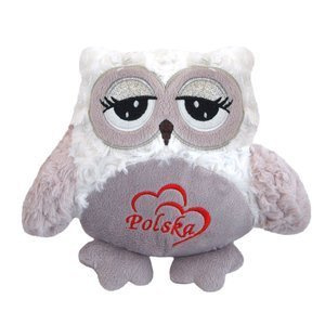 Sowa szara "Polska" 19cm