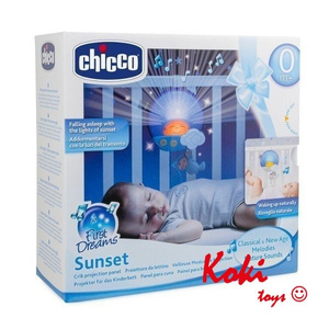 Projektor na łóżeczko niebieski Sunset CHICCO