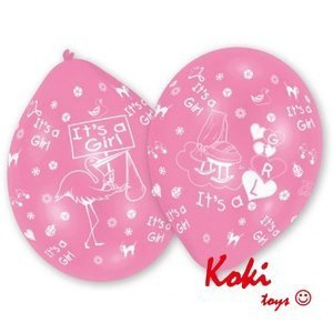 Balony Narodziny Dziewczynki 10 szt. 25,4 cm
