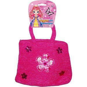 11961 Torebka księżniczki fuksja kwiatki