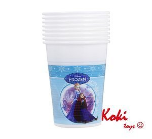 Plastikowe kubki Disney Frozen 9 sztuk