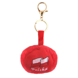  Brelok Pompon Polska 9 cm
