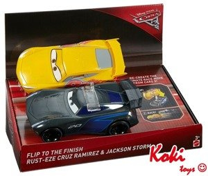 Cars Auta 3 RC Zestaw 2 samochodów odjazdowe fikołki FCX95