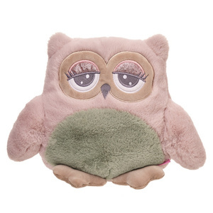 Sowa Abby różowo-miętowa 23 cm