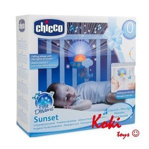 Projektor na łóżeczko niebieski Sunset CHICCO