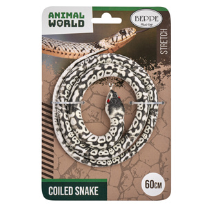 Wąż gumowy szaro-biały 60 cm