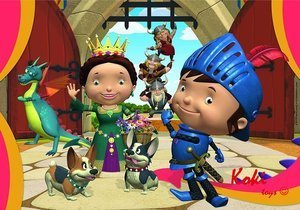 27897 Clementoni Puzzle Rycerz Mike 104 elementy