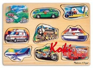 MELISSA Puzzle dźwiękowe pojazdy 10267M