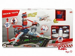 Dickie City Lotnisko z akcesoriami