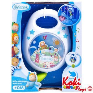 Mechaniczna Pozytywka Niebieska Smoby Cotoons