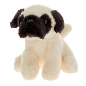 Pies Mops siedzący 13cm