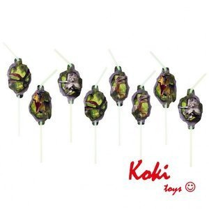 Słomki Atak Dinozaurów Dinozaury 8 szt. 9900357