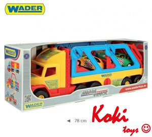 Super Truck z autkami Wader 36640