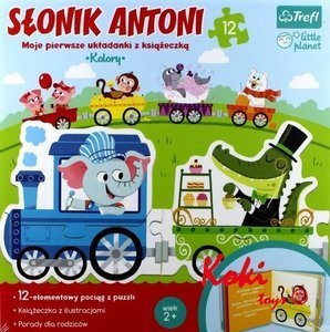 Słonik Antoni poznaje kolory - Trefl
