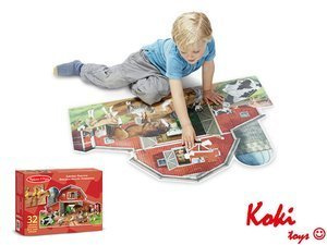 MELISSA Puzzle Jumbo Farma 32 elementy 12923M