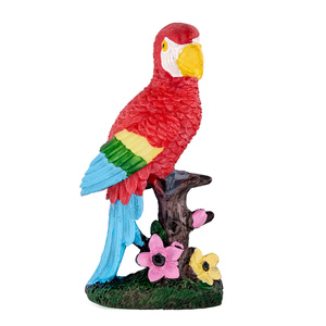 Magnes papuga Ara czerwona kwiaty 10 cm