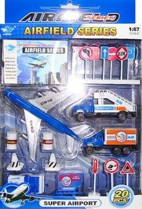 12345 Zestaw lotnisko 20 elementów 	