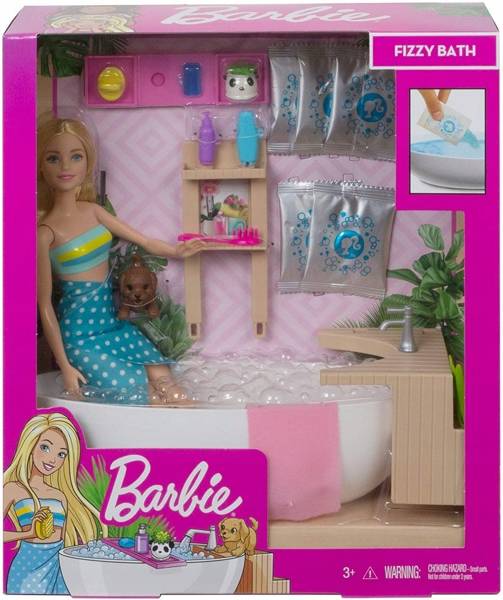 Mattel GJN32 Barbie zestaw lalka relaks w kąpieli